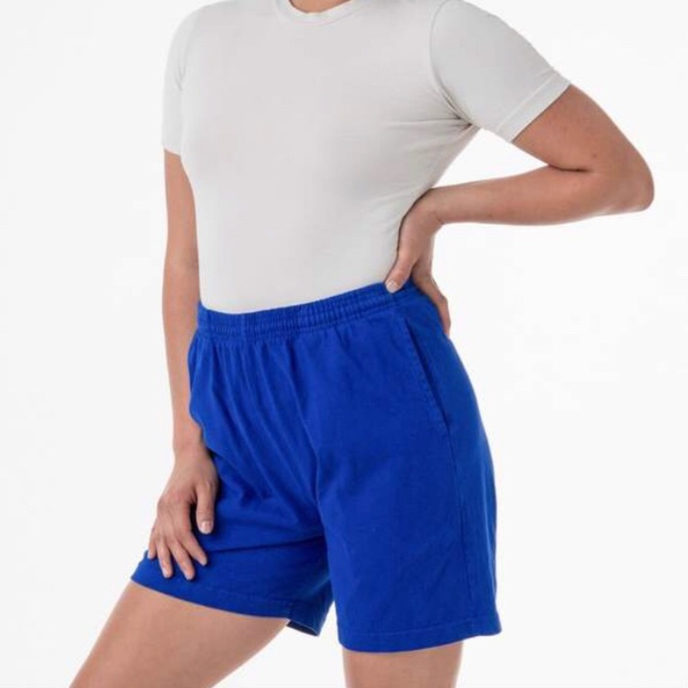 Los Angeles Apparel Mid-Length Heavy Jersey Shorts